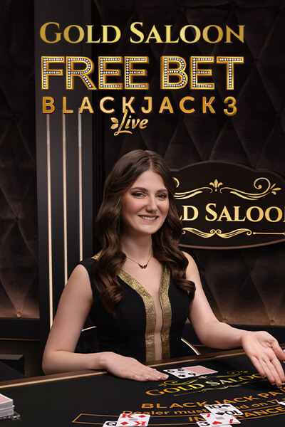 Gold Saloon Free Bet Blackjack 3